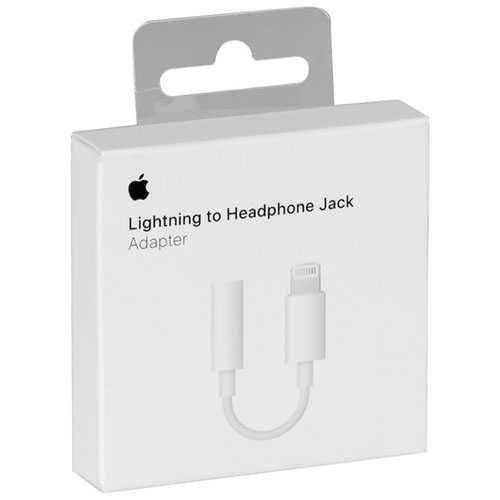 מתאם אוזניות מקורי Apple Lightning - 3.5mm