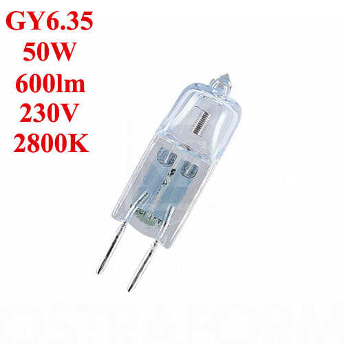 נורת נעיצה הלוגן Eurolux 230V GY6.35 50W 2.8K