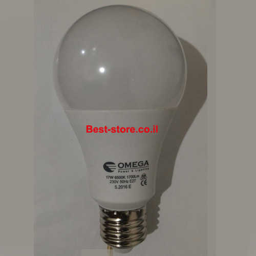 נורת לד 17W לבן Omega