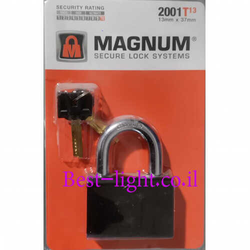 מנעול רתק תליה MAGNUM 13mmx37mm דגם 2001T13