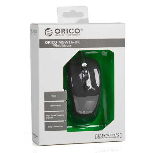 עכבר אופטי חוטי 6 לחצנים Orico