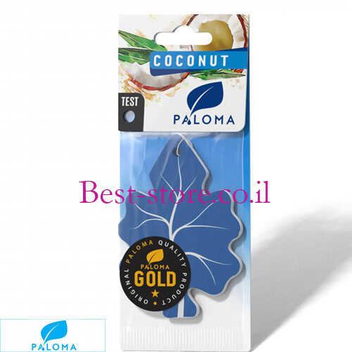 עץ ריח שלישייה ניחוח קוקוס Paloma Gold