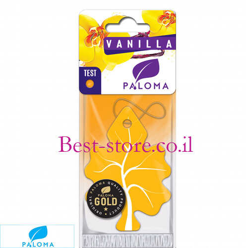 עץ ריח שלישייה ניחוח וניל Paloma Gold