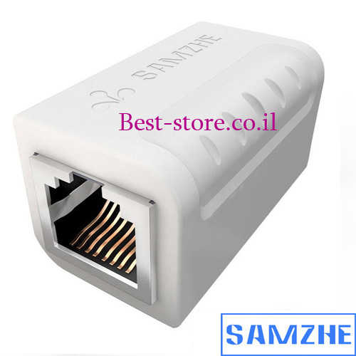 מתאם RJ45 מסוכך נקבה לכבל רשת SAMZHE CAT6