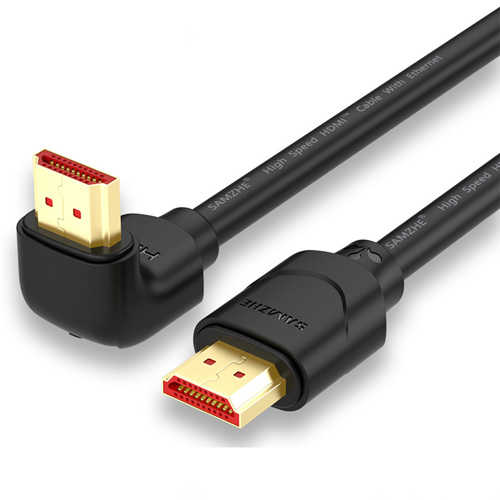 כבל מקצועי זוויתי HDMI 2.0 270&deg; באורך 2 מטר SAMZHE