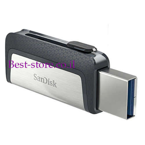 זיכרון נייד SanDisk Dual USB Type-C 128GB