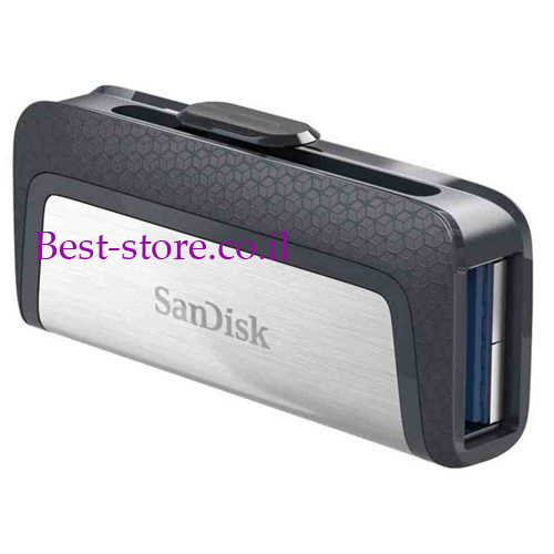 זיכרון נייד SanDisk Dual USB Type-C 128GB