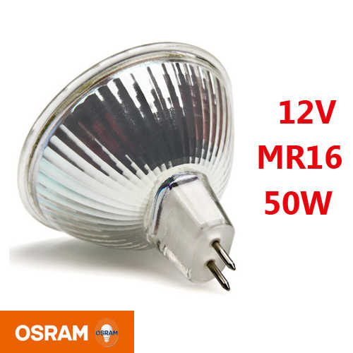 נורת דקרויקה הלוגן OSRAM 12V GU5.3 50W 2.8K 36d