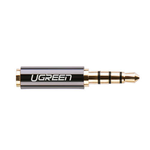 מתאם מתכתי סטריאו 3.5mm נקבה - 2.5mm זכר Ugreen TRRS