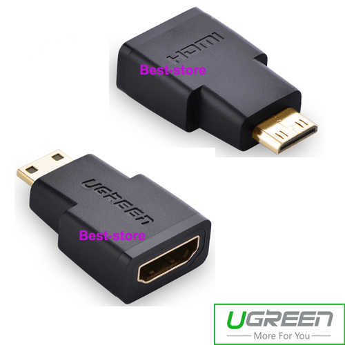 מתאם Mini HDMI זכר ל- HDMI נקבה Ugreen