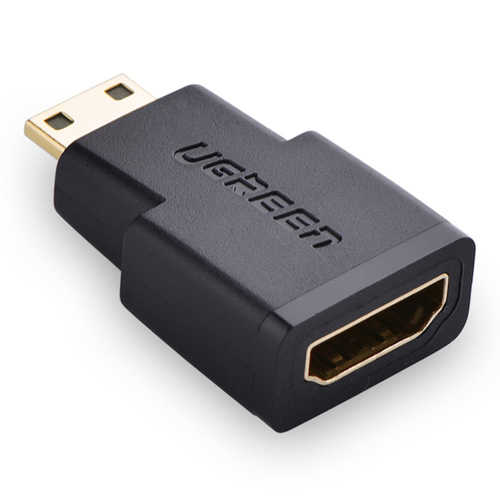 מתאם Mini HDMI זכר ל- HDMI נקבה Ugreen