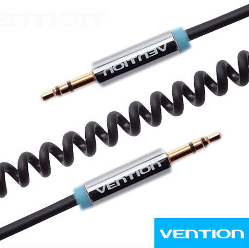 כבל אודיו 3.5mm מסולסל Vention