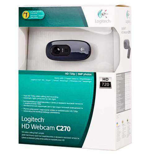 מצלמת רשת Logitech HD 720P דגם c270