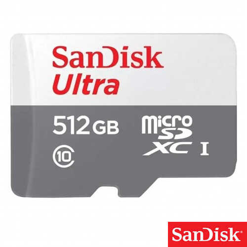 כרטיס זיכרון SanDisk Ultra 512GB 100MB/s MicroSDXC