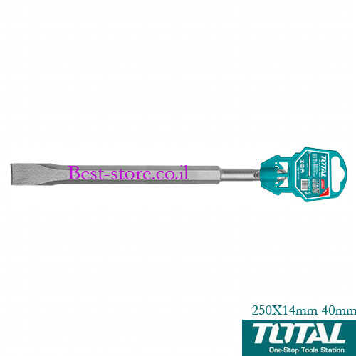 איזמל שטוח TOTAL SDS 250X14mm 40mm